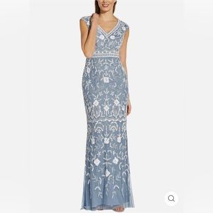 Adrianna Papell - Women’s Beaded Mermaid Evening Dress